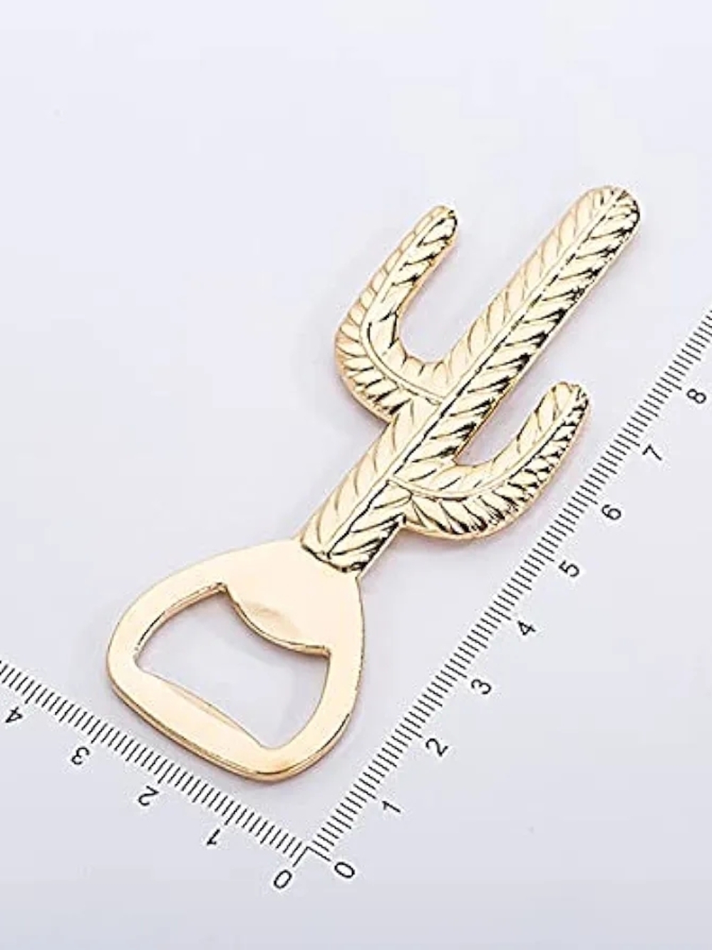 New Cactus Western Bottle Opener - Gold Tone - Picture 3 of 3